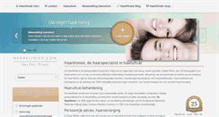 Desktop Screenshot of haarkliniek.com