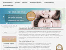 Tablet Screenshot of haarkliniek.com